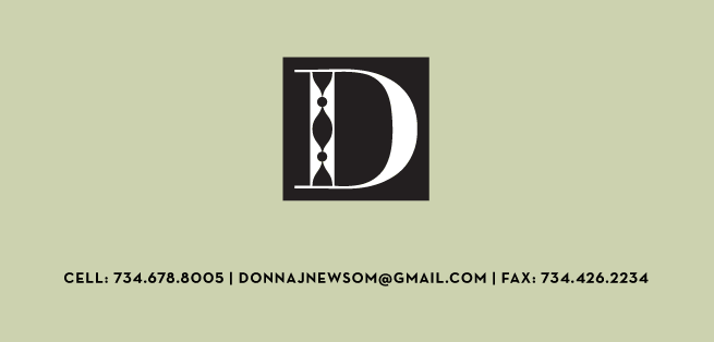 D logo and 734.678.8005